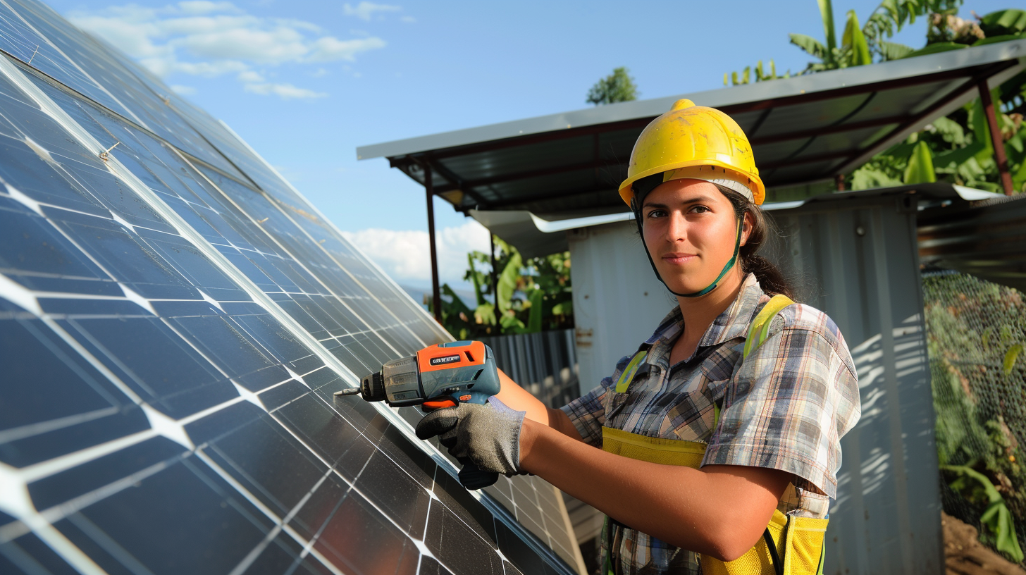 Solar PV installer